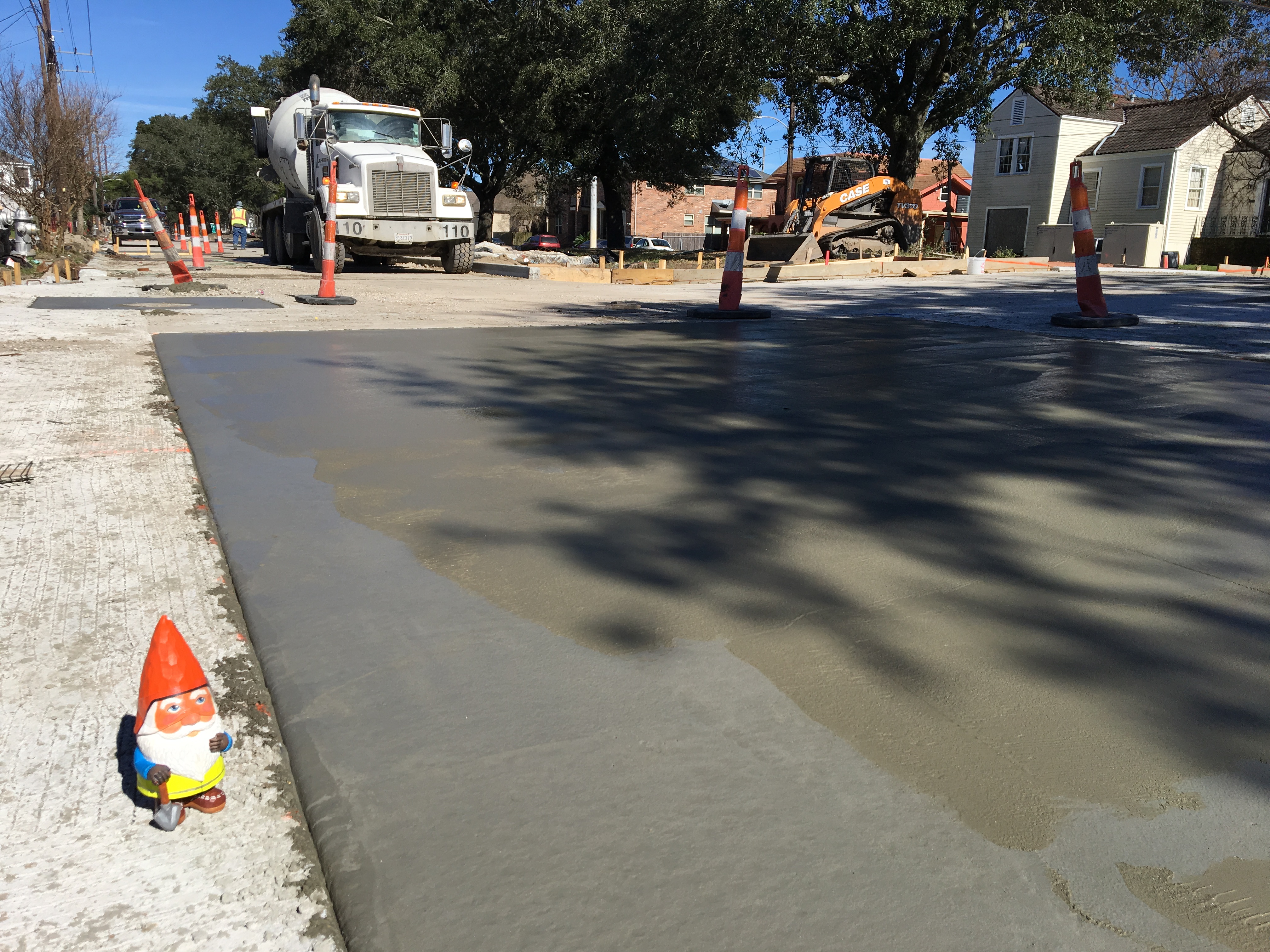 FLEUR DE LIS DRIVE CONSTRUCTION CREWS NOW 92 PERCENT COMPLETE